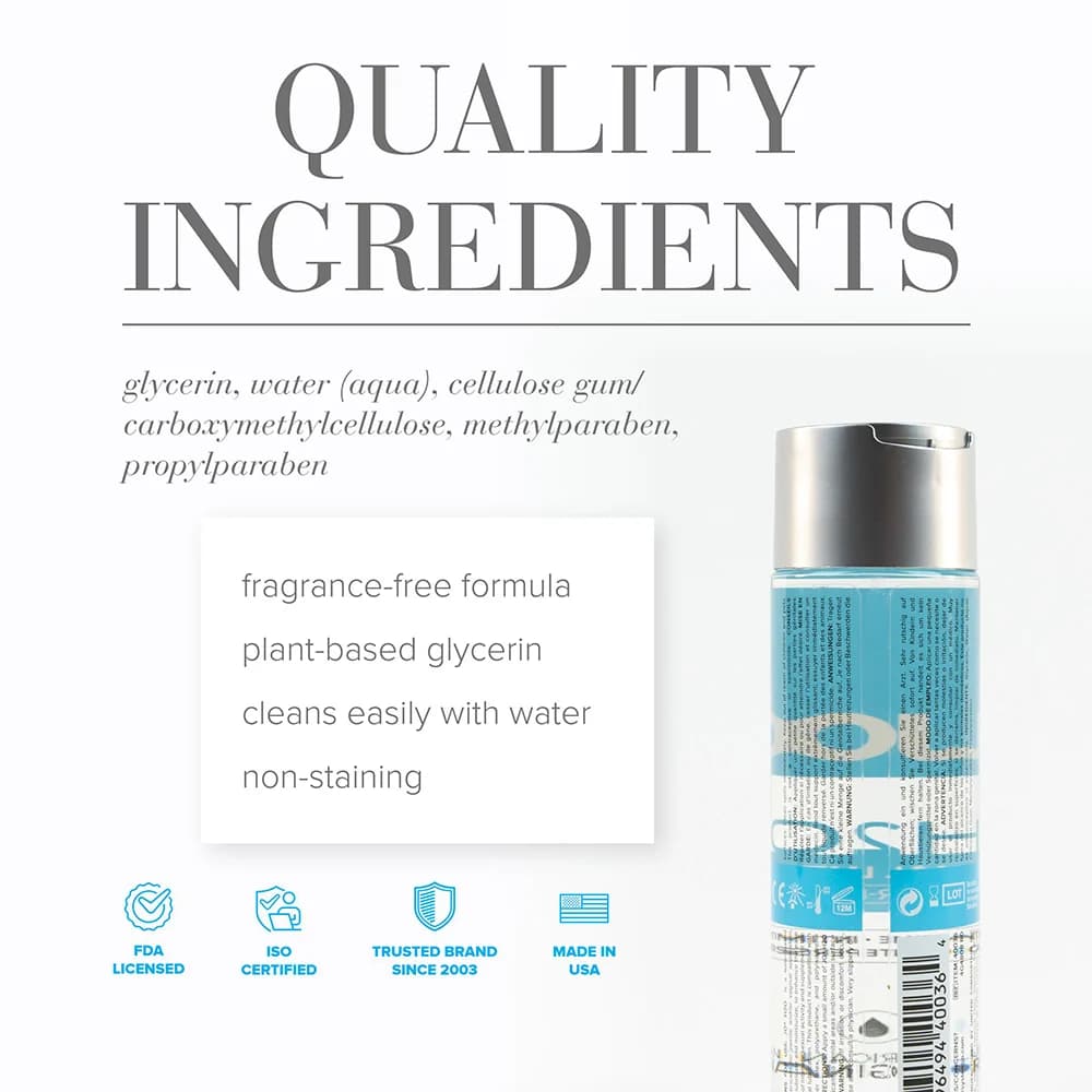 JO H2O Original Water-Based Lubricant 8 oz. thumbnail 2