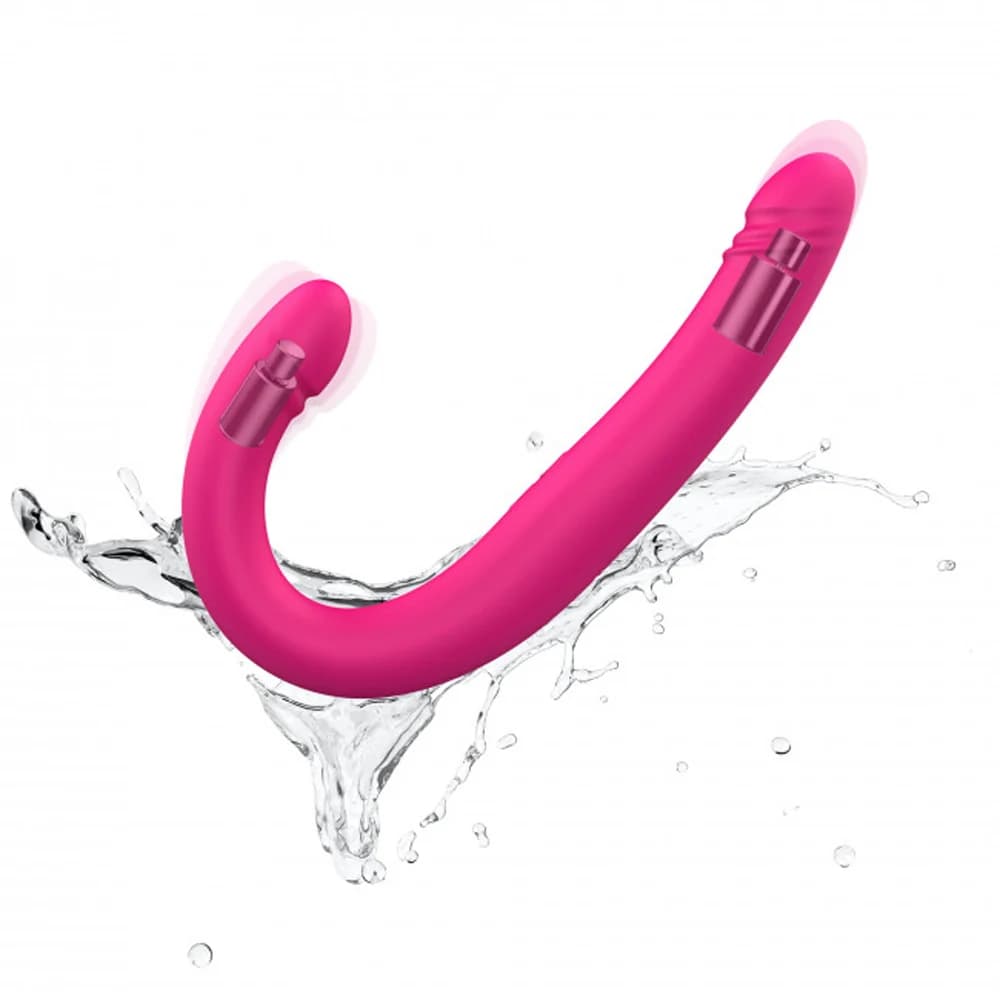Dorcel Orgasmic Double Do Rechargeable Thrusting & Vibrating Double Dildo Pink thumbnail 8