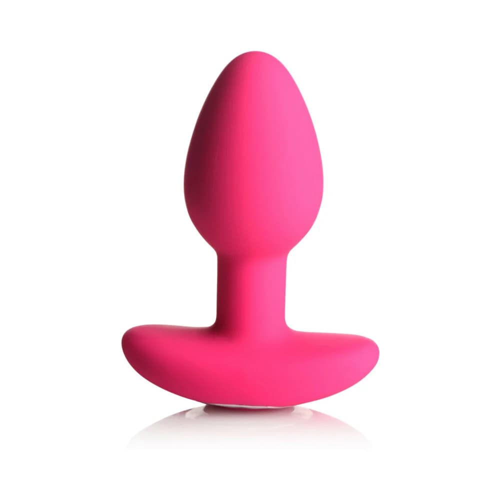 Curve Toys Gossip Pop Rocker Rechargeable Remote-Controlled Silicone Vibrating Anal Plug Magenta thumbnail 3
