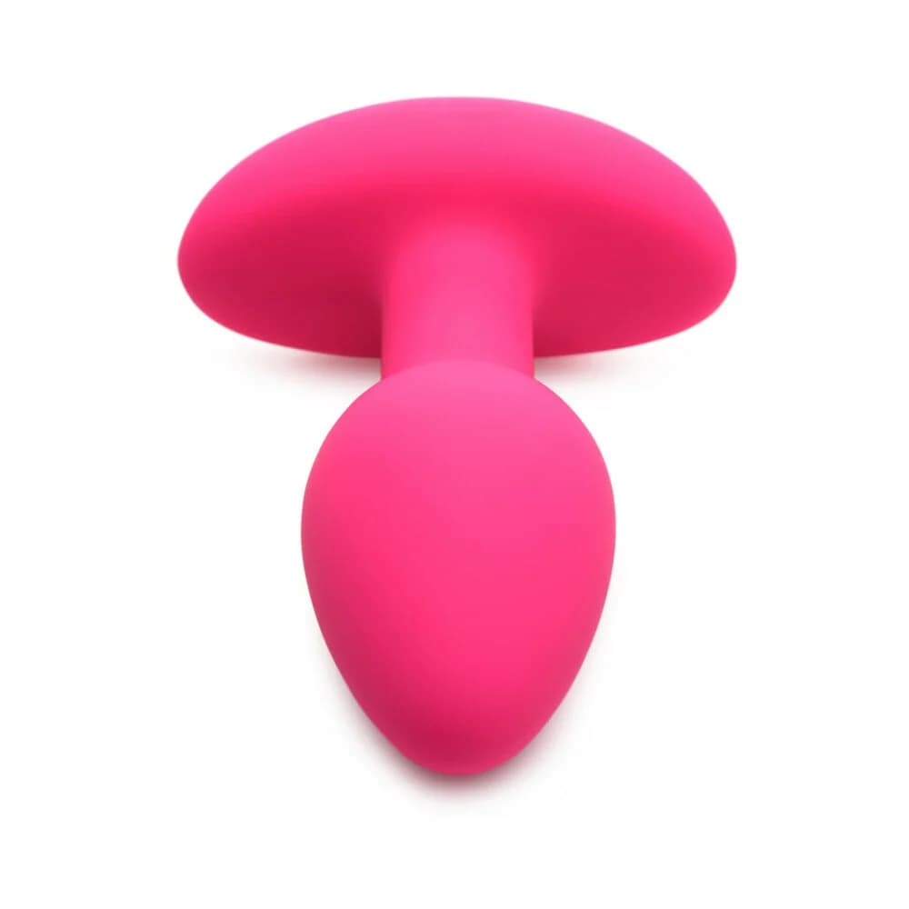 Curve Toys Gossip Pop Rocker Rechargeable Remote-Controlled Silicone Vibrating Anal Plug Magenta thumbnail 7