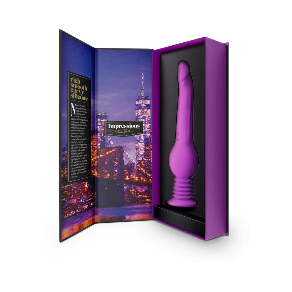Impressions New York Gyroquake Dildo Purple thumbnail 10