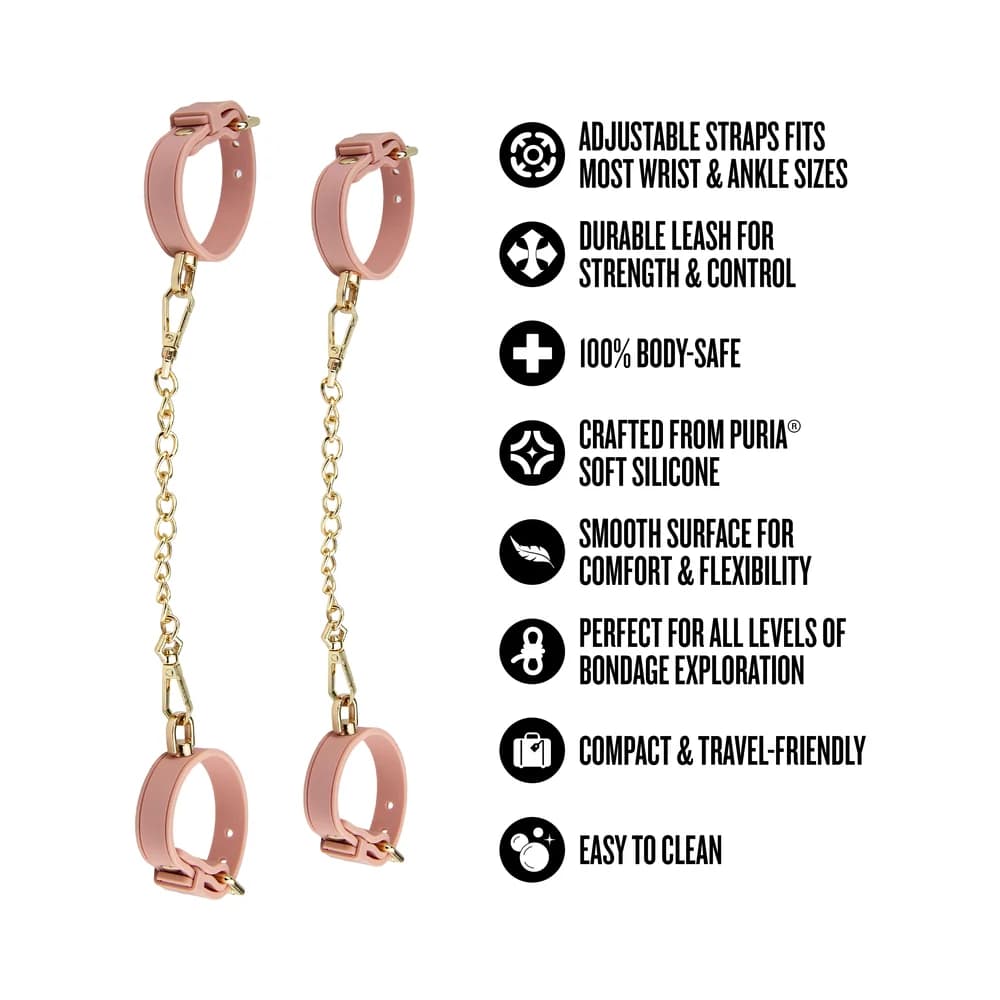 Temptasia Ardor Wrist & Ankle Restraints Pink thumbnail 7