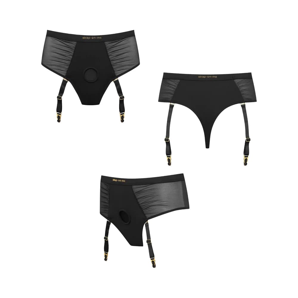 Strap-On-Me Harness Lingerie Idylle L Black thumbnail 2