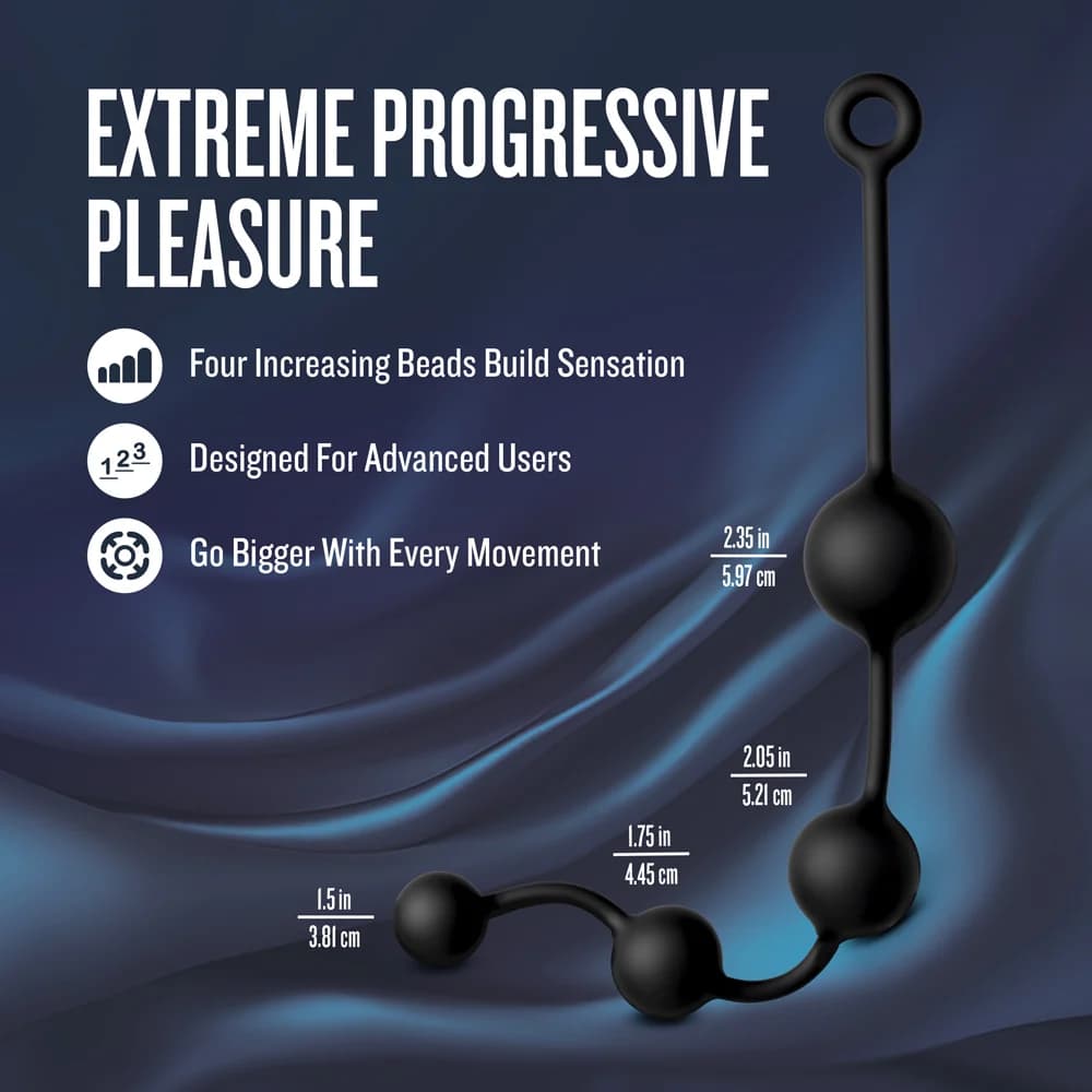 Anal Adventures Platinum X-Large Anal Beads thumbnail 9